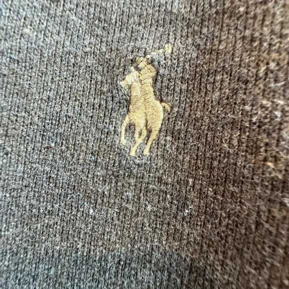 Polo Ralph Lauren Brown Qtr Zip Pullover XL - Picture 3 of 5